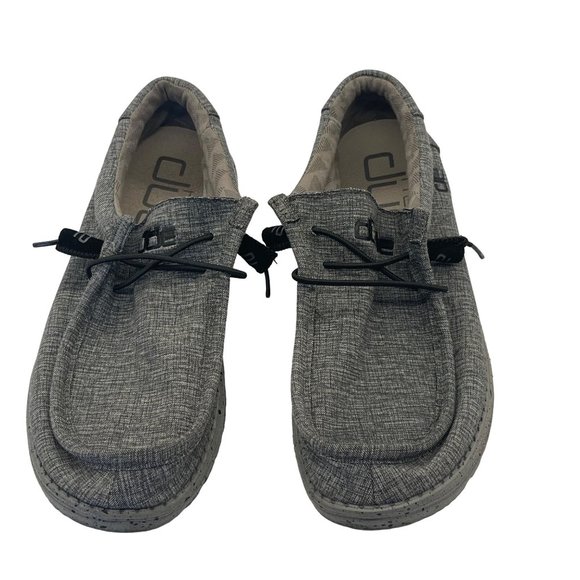 Hey Dude Other - Hey Dude Mens Wally Stretch Steel Slip on Loafers Mens Size 8